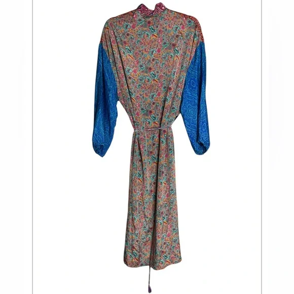 Karma Highway Kimono Long Duster Floral Multi print One Size - Picture 4 of 6